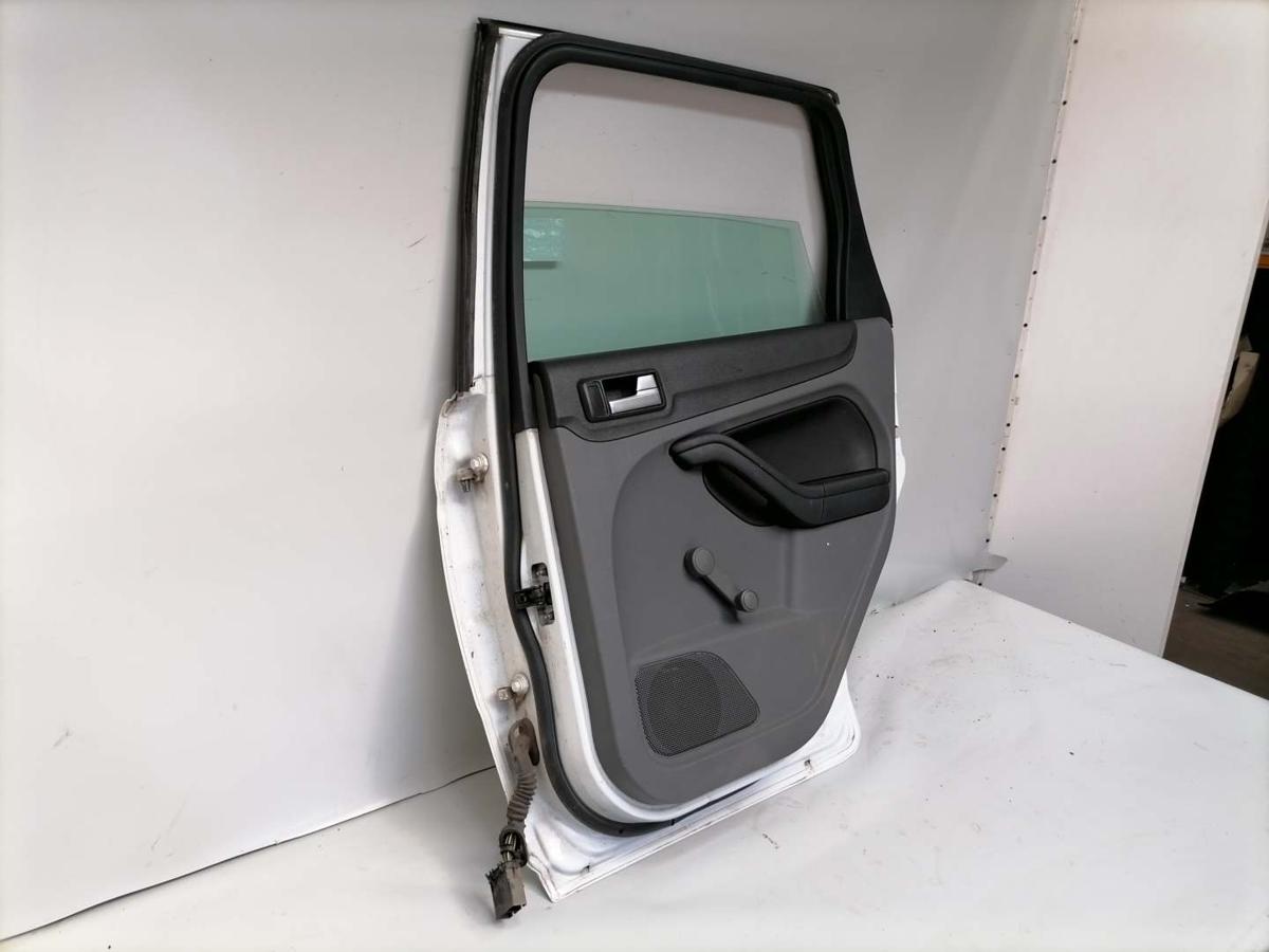 Ford Focus 2 DA3 original T&uuml;r hinten rechts Frost Wei&szlig; Kombi Tunier Facelift Bj.2008